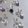 1 Stück Luxus Kawaii Schleife Nail Art Charms 3D Japanische Legierung Fliege Schmuck Nagel Dekoration DIY Liebe Anhänger Zubehör