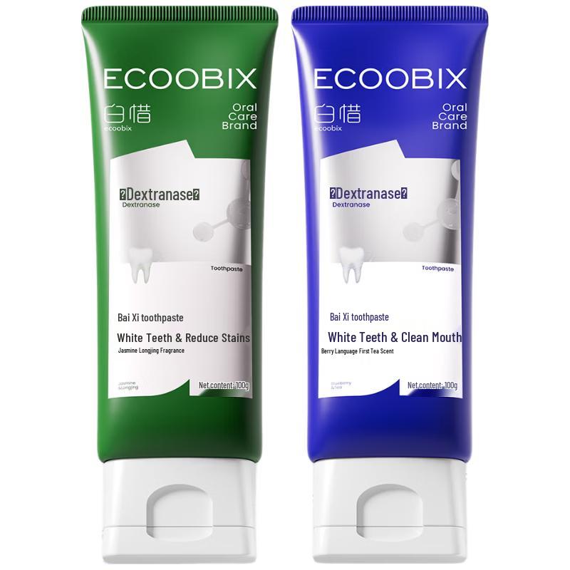 

Bai Xi Fluoride Toothpaste (Longjing & Blueberry, 2x100g)