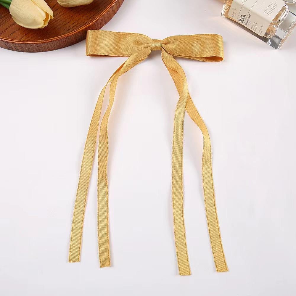 2pcs  New Cute Ribbon Bow Headband Long Tassel Hair Clip Women's Hair Accessories Girls Party Headwear Side Clips