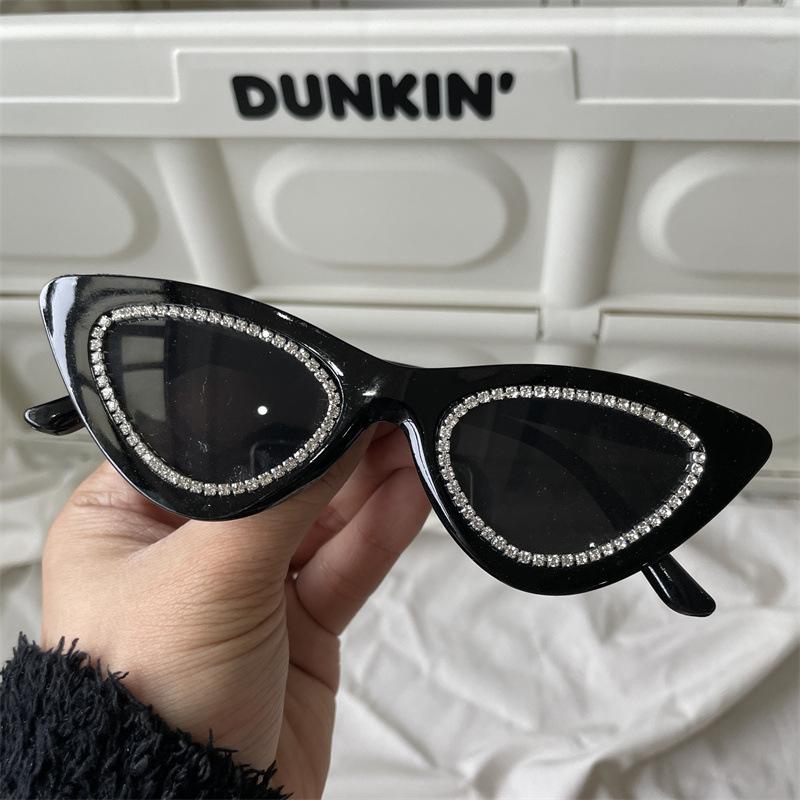 

The Most Comprehensive Black Sunglasses Collection /Sunshade/Large Frame Sunglasses Cat S Eye Sunscreen Glasses