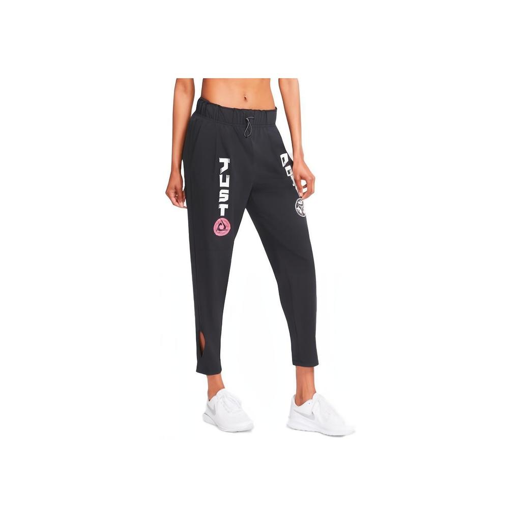 Nike Icon Clash Essential Logo Print Casual Running Pants Women Pants Black CU3066-010