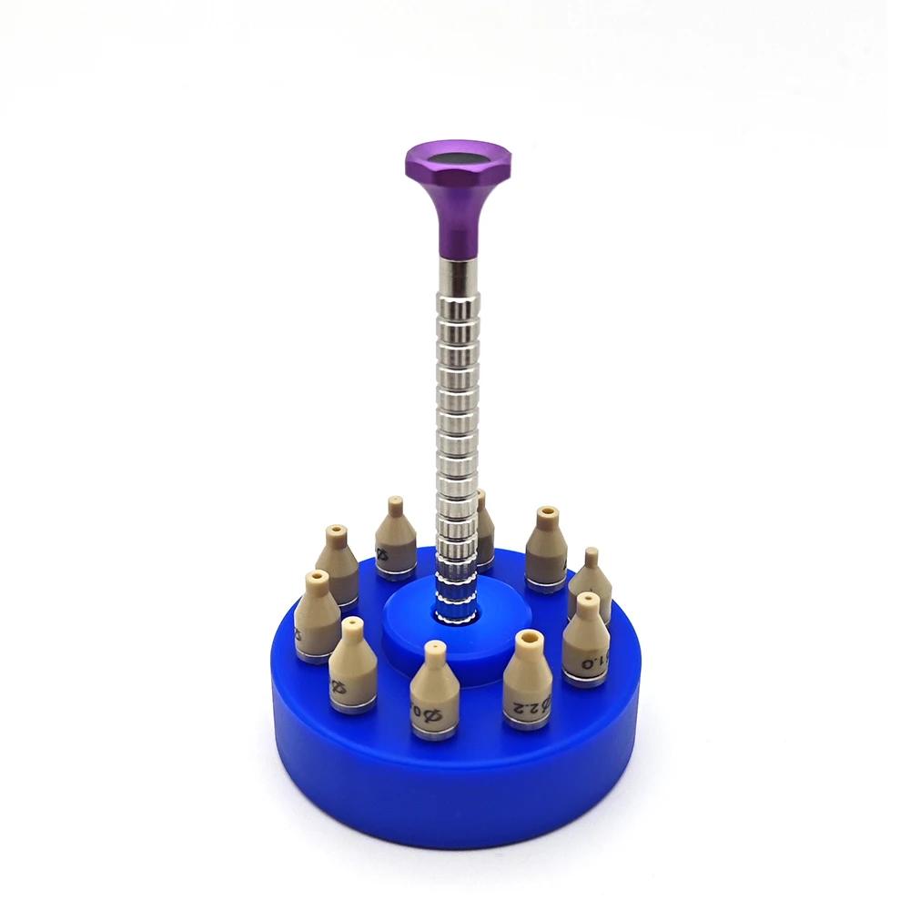 1 Set High Precision Watch Hands Fitting Tool 10 Sizes Setting Press Presser Setter Watch Repair Install  Tools For Watchmaker