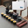 Zen Black Pottery Kung Fu Tea Set
