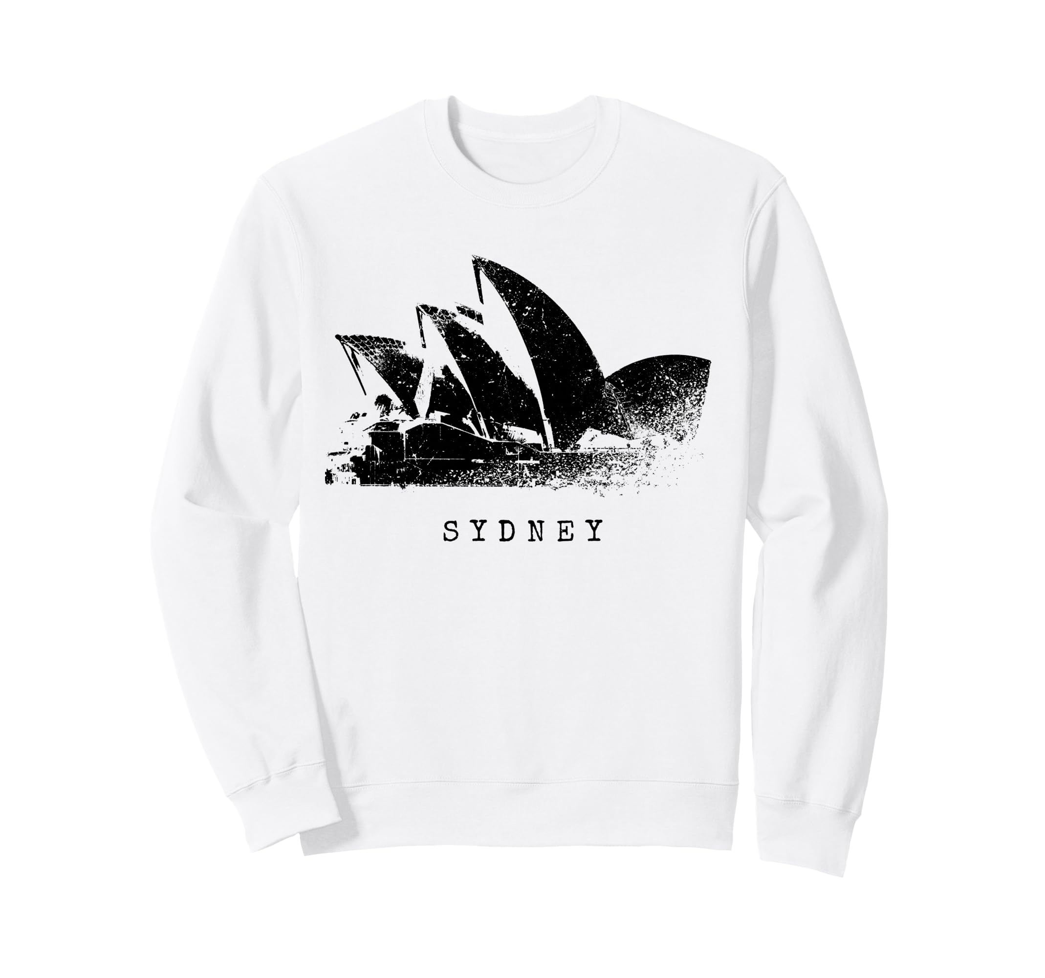 

Vintage Sydney Opera House Skyline Sydney Australia Sweatshirt Fan, чёрный