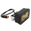 3 Zoll LED-Scheinwerfer Passend für Ridstar Q20 Fahrrad Fernlicht Scheinwerfer Super Hell mit 3-Pin IP68 Wasserdichtem Stecker