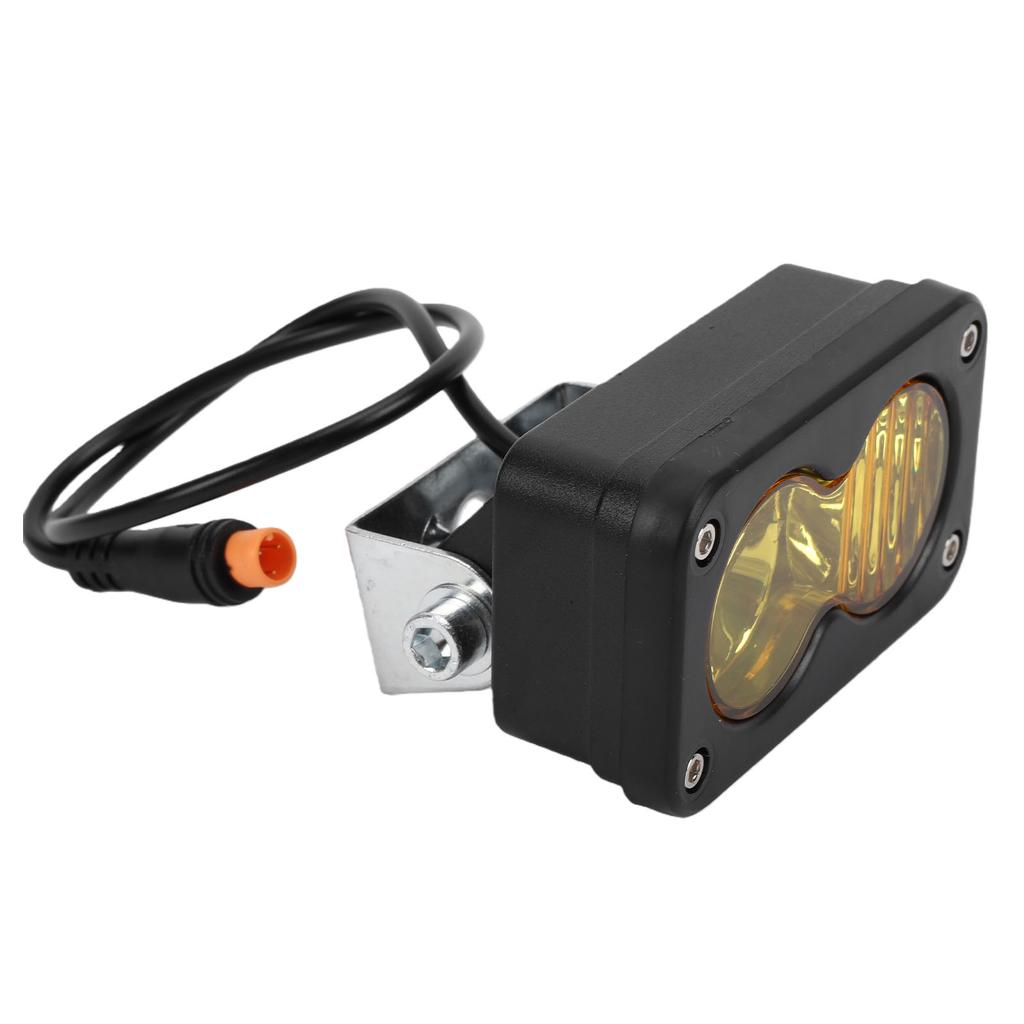 3 Zoll LED-Scheinwerfer Passend für Ridstar Q20 Fahrrad Fernlicht Scheinwerfer Super Hell mit 3-Pin IP68 Wasserdichtem Stecker