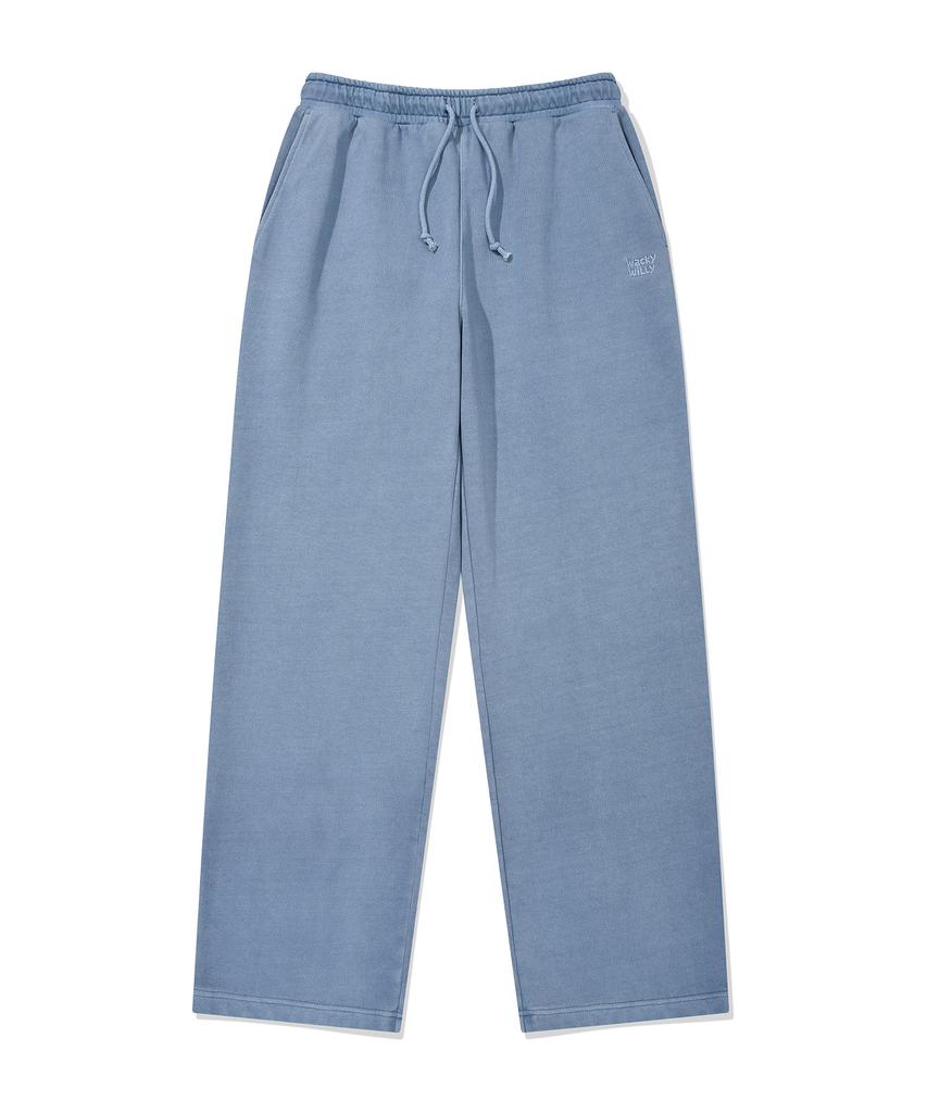 WACKY WILLY Pigment Washed Sweatpants Blue