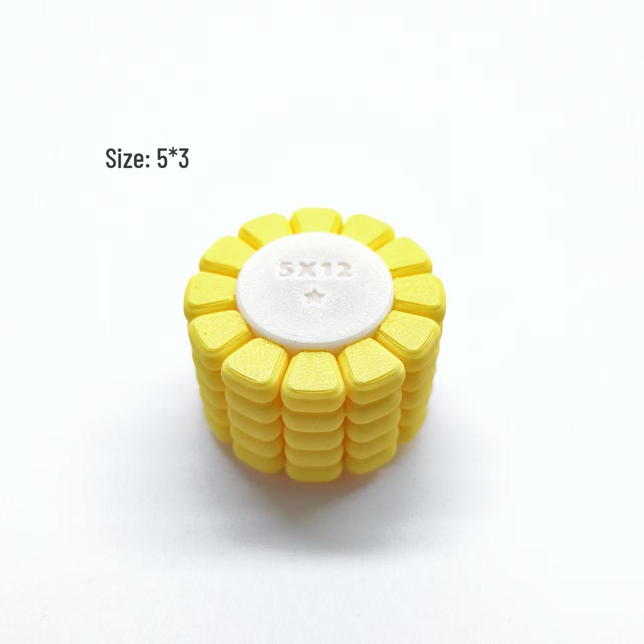 3D Printed Corn Rubik s Cube Decompression Puzzle Toy - Creative Brain Teaser