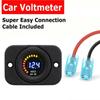 Waterproof 12V LED Car Van Boat Marine Voltmeter Voltage Meter Battery Gauge