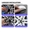 For mini fa1Aluminium Emblem Car Wheel Center Cover Sticker Hub Caps Decal For Vauxhall Tigra Corsa VXR Astra D G J H Zafira Vectra