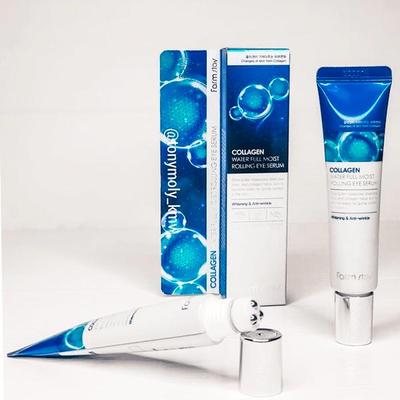 COLLAGEN WATER FULL MOIST ROLLING EYE SERUM, Feuchtigkeitsspendend, Koreanische Kosmetik, Kbeauty, Probe