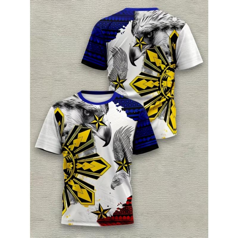 Modă pentru Bărbați Tricou cu Imprimeu 3D pentru Bărbați Gât Rotund Mânecă Scurtă Trendy Street Wear