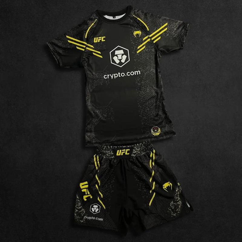 UFC Neue Achteckige Käfigkampf Nacht Herren und Kinder MMA Locker Atmungsaktiv Schnelltrocknend Boxen Training Sport Set