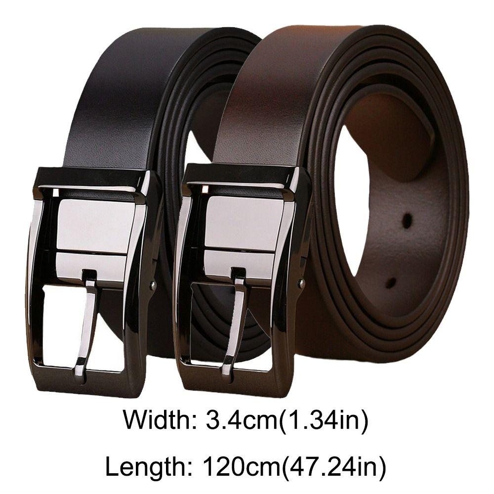 High-end Cowhide Jeans Belts Trendy Brand Business Denim Belt For Man Women Unisex