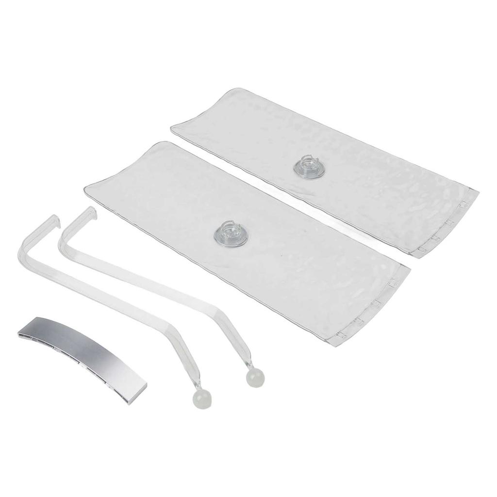 Wind Deflector Exhaust Baffle Home Improvement Accessories Anti Direct Blowing PET Replacement Transparent 1pc