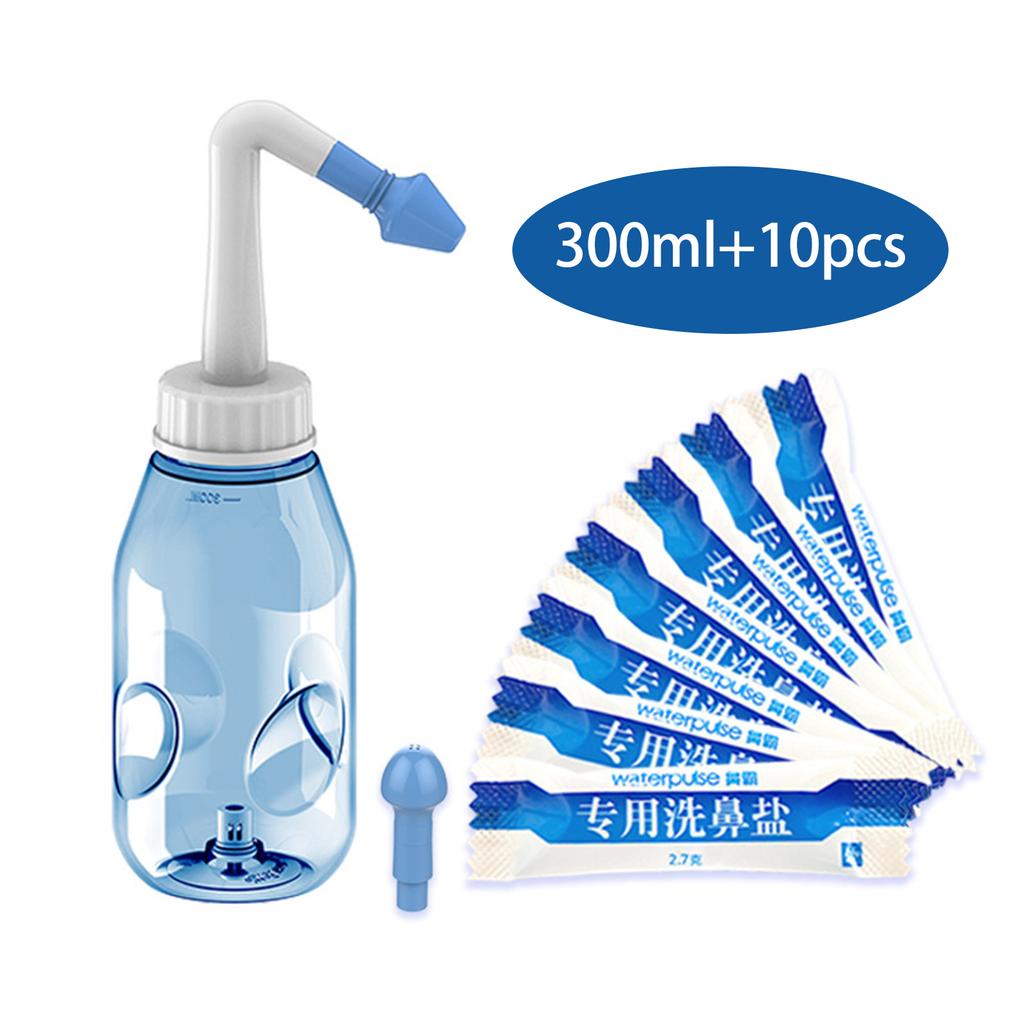 Láhev Waterpulse pro nosní výplach pro dospělé a děti Přenosný systém pro výplach nosu pro domácí použití