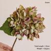 Artificial Hydrangea Retro Flower Branch 35cm Realistic Floral DIY Wedding Bouquet Room Home Table Decoration Photography Props