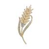 Brooch Women's Wholesale High-end Wheat Corsage Niche Design Sense Anti-light Pin Buckle Suit Fixed Clothing Accessories