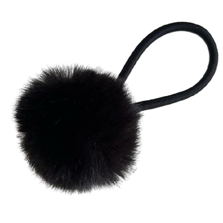 2 Pcs Girls Cute Hair Rope Non-Slip Pompoms Hair Tie Scrunchie Hair Accessories