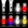 Mini Schlüsselanhänger Taschenlampe USB Wiederaufladbare Handleuchte Wasserdicht Taschenlampe Outdoor Warnung Camping Handlampe