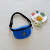 Children Nylon Stylish Waist Pack Simple Solid Color Letter Design For Boys And Girls