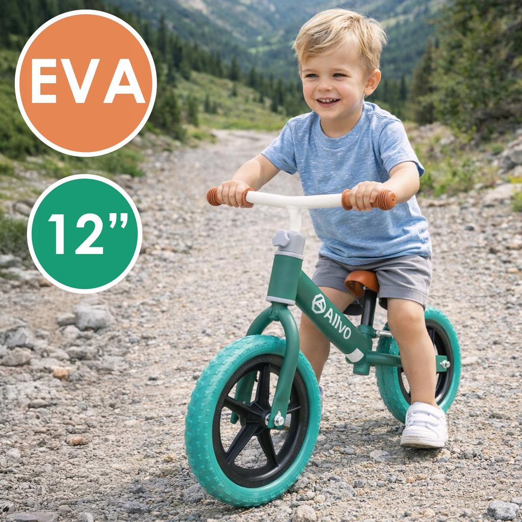 [PACZB] Allvo 12" Turquoise Children's Balance Bike ALV-U563TN