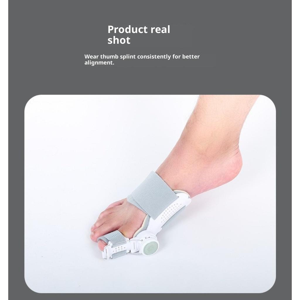 Korektor vbočeného palce Nastavitelný knoflík Oddělovač prstů palce Velikost pro muže i ženy Korektor překrývajících se kostí palce