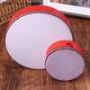 Red Kids Wooden Hand Drum Music Percussion Instrument Handheld Educational Toy for Children