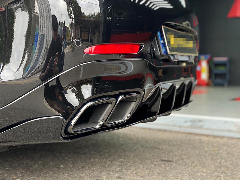 18-22 Mercedes-Benz AMG GT63 Wide Body Kit: Front/Rear Air Intake Grille, Radiator Cover, Lip, Center Grille Emblem.