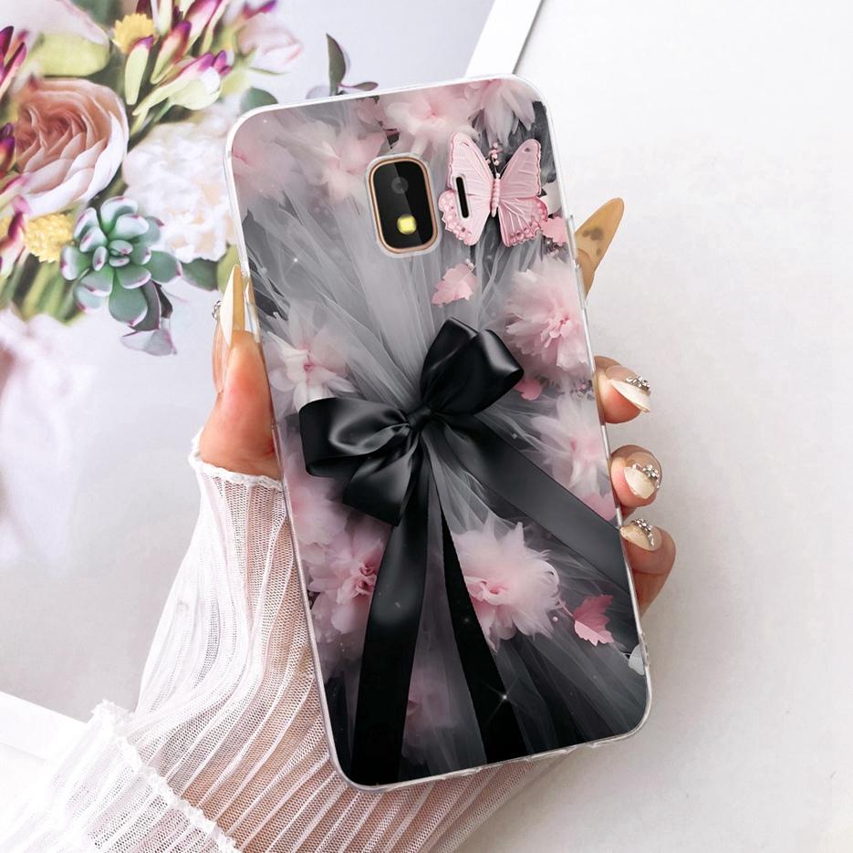 For Samsung Galaxy J2 Core 2018 Case SM-A260F Luxury Butterfly Tree Painted Cover Soft Slim Phone Case For Samsung J2 Core Shell