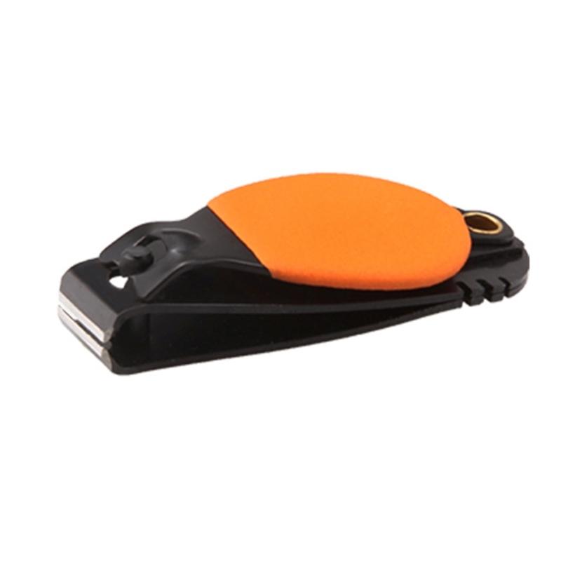 Рыболовные ножницы Кусачки для лески с экстрактором крючков Рыболовные снасти Многофункциональный инструмент для обрезки лески оранжевый