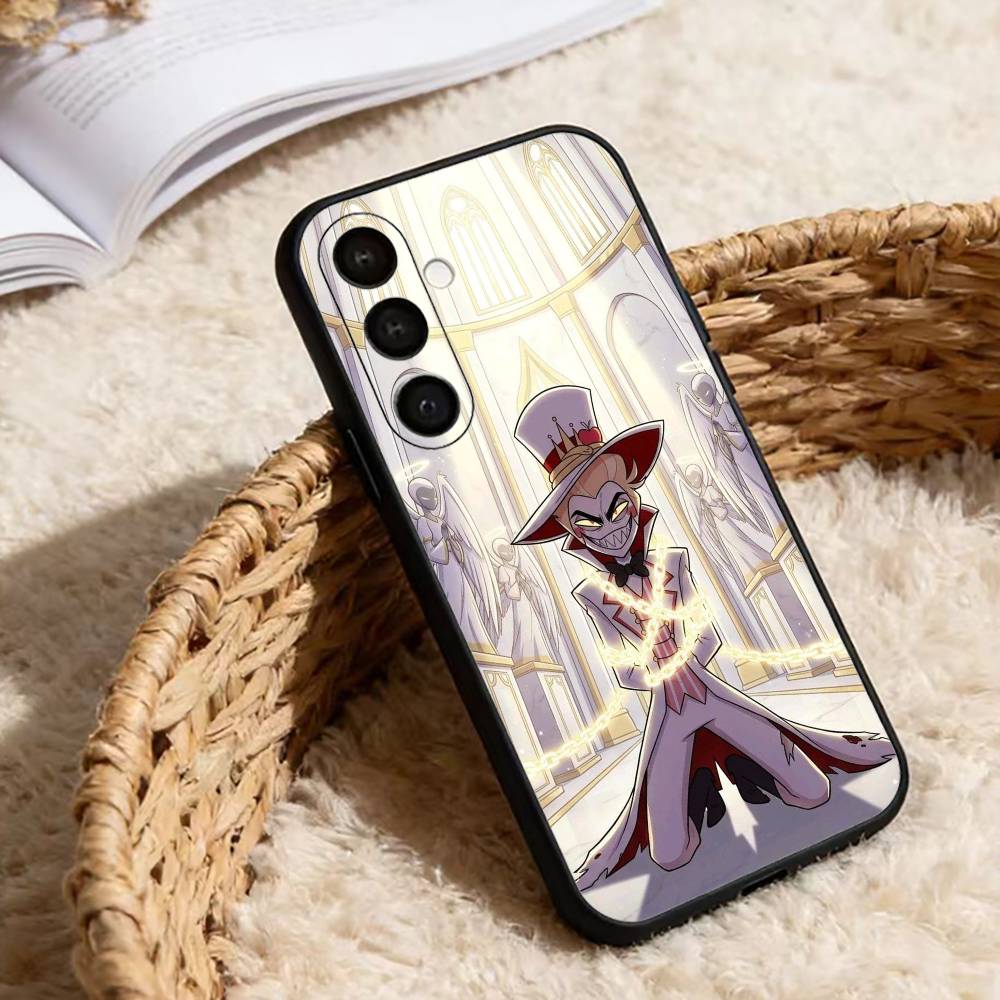 Чехол для телефона H-Hazbin H-Hotel для Samsung Galaxy A91,80,73,72 ,71,53,52,32 ,31,22,21s,20, Мягкий черный чехол Samsung a41