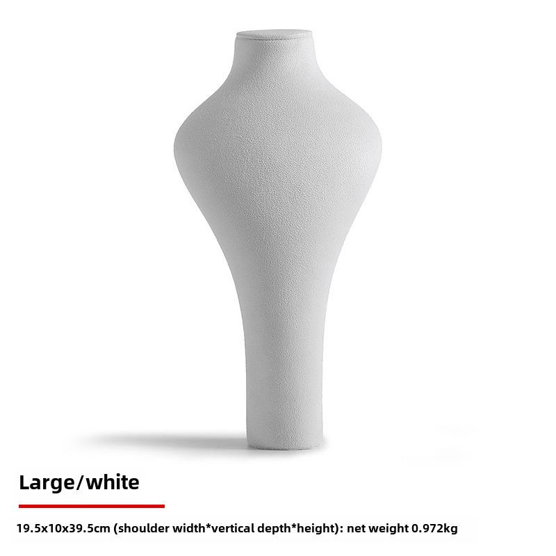 Digu Microfiber Necklace Display Stand for Jewelry Props