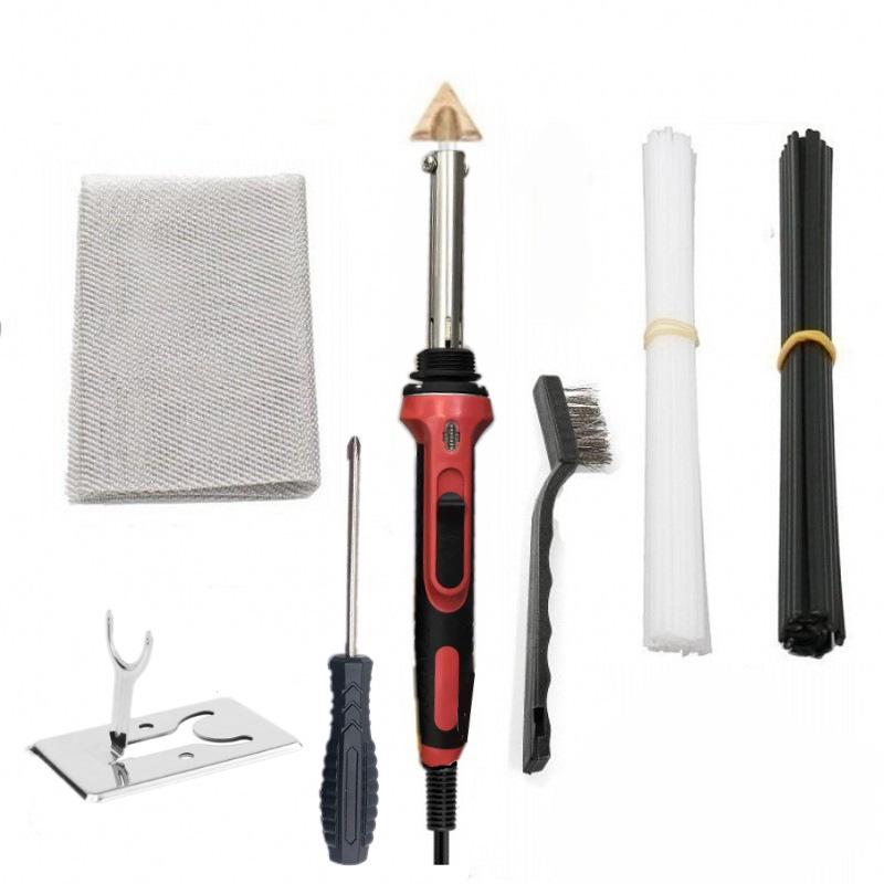 Electric Soldering Iron for Car Bumper Repair: Plastic Crack Welding and Auto Maintenance Tool Kit