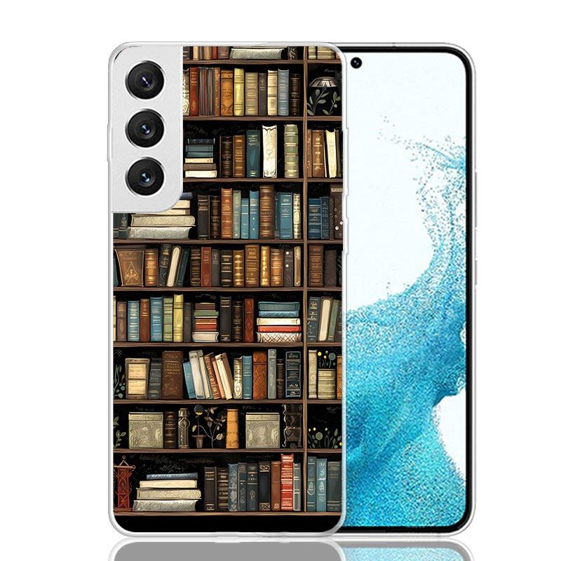 Read Books Illustration Reading Phone Case For Samsung Galaxy S26 S25 Edge S24 S23 FE S22 Ultra S21 Plus S20 + Fundas Cover Coqu