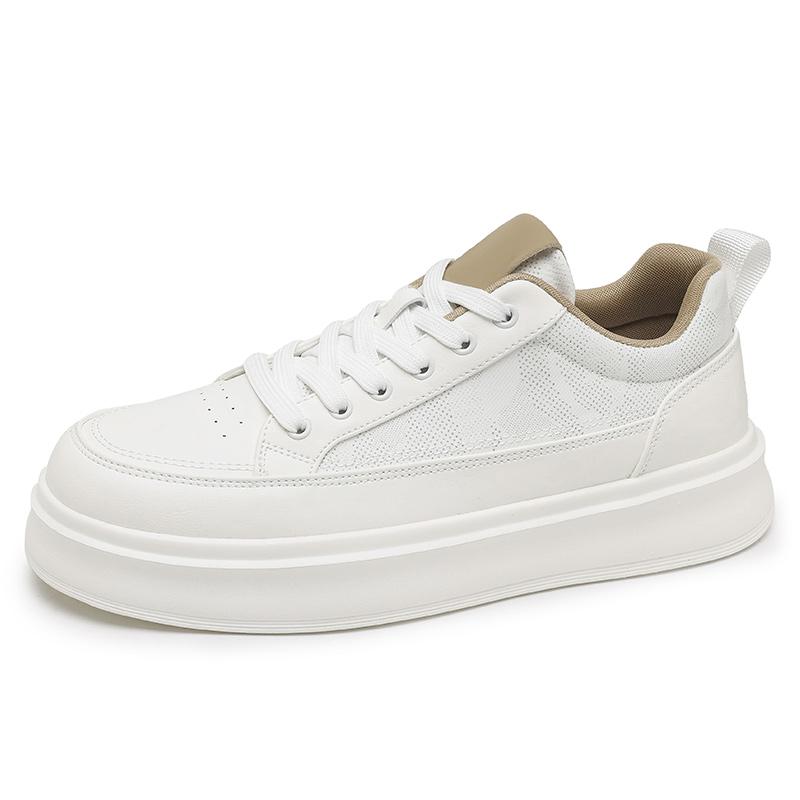 

Fashion Fashion Brand Men s Leather Casual Shoes Thick Soled Height Increasing Oxford Shoes Simple Men s Sports Shoes Lace Up Style 44