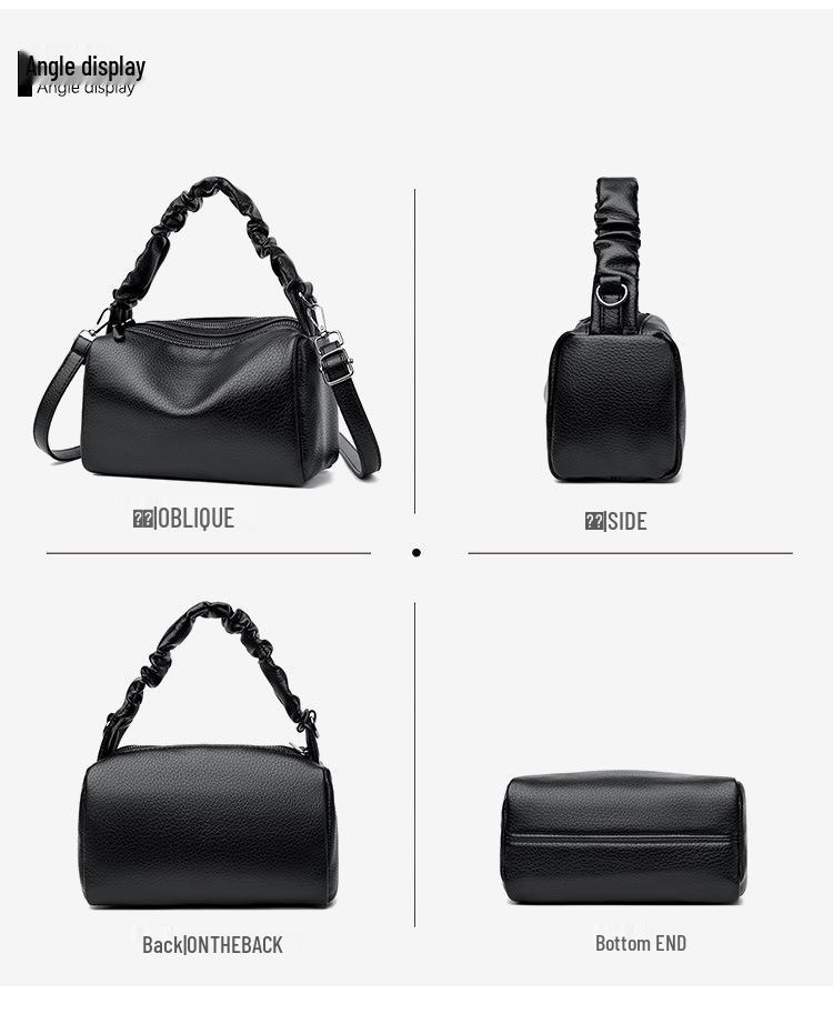 Women's Trendy Textured Crossbody Pillow Bag - High-End Niche Shoulder Handbag 2025