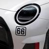 Car Door Side Number 66 Sticker Auto Decoration Vinyl Decal For MINI Cooper One Countryman Clubman