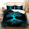 Black Gold Clock Tree 3d Bedding Set Duvet Cover Sets Comforter Bed Linen Twin Queen King Single Size Room Decor Adult Fashion