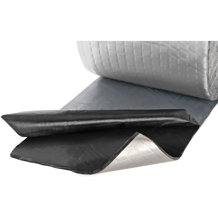 Ruban d'étanchéité - POPPSTAR - 5 m x 75 mm x 1,5 mm - Butyle - Aluminium - Résistant à l'eau