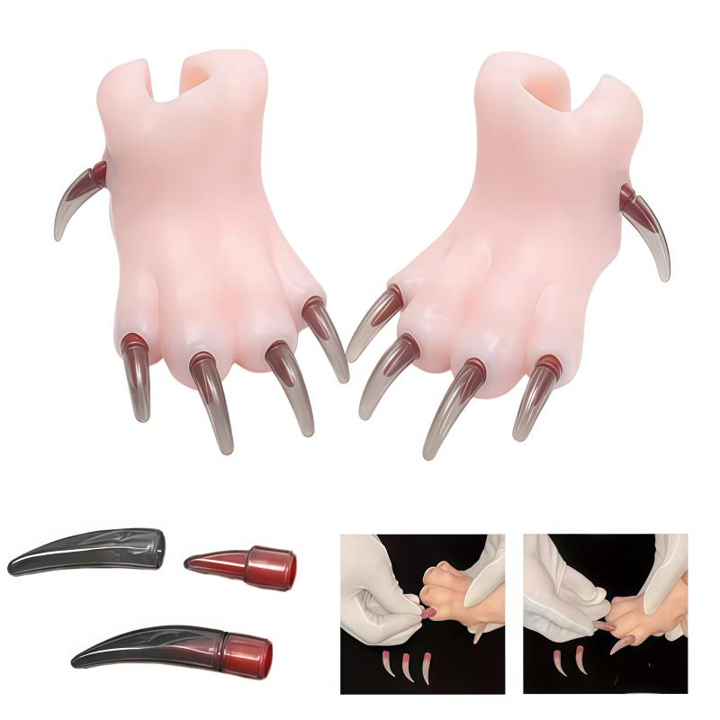 Silicone Realistic Dog Paw Training Practice Model for Pet Nail Trimming Beginner Instructional Tool Party Novelty Gift Bulk