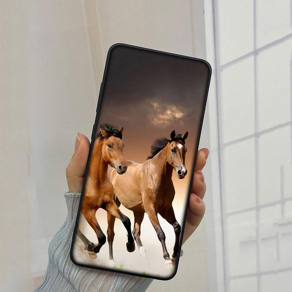

Running Wild Free Horse Cover Phone Case for Xiaomi Redmi Note 13 13C A3 A3X Mi POCO F6 F5 Pro C65 C55 C50 C51 Funda Soft Casing Poco F5 5G