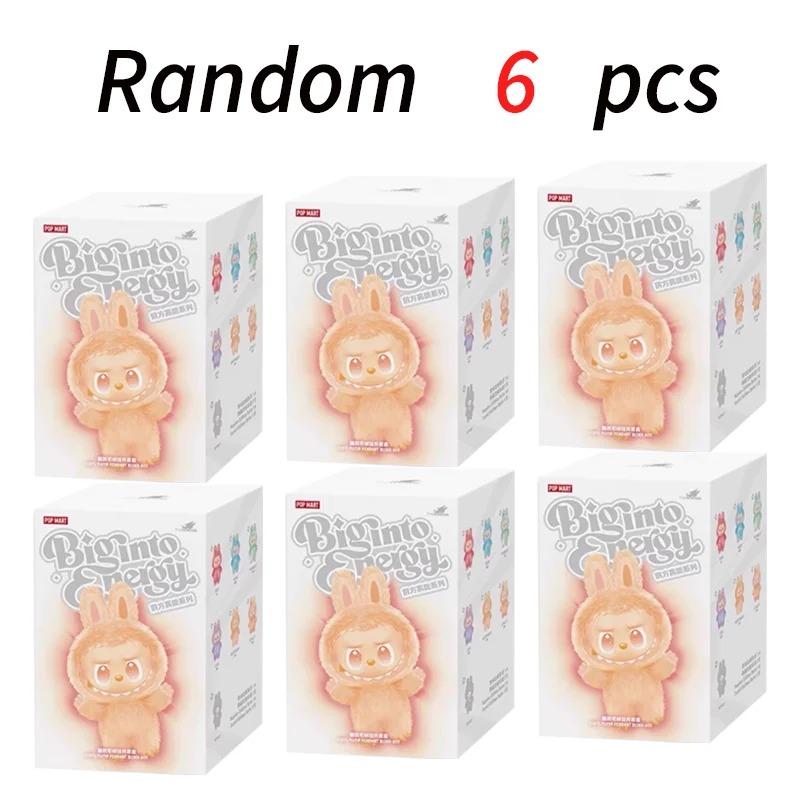 Labubu V1 V2 V3 Energy Series Heartbeat Macaron Enamel Monster Face Blind Box PVC Figurine Desktop Decoration Cute Doll Birthday Gift for Kids