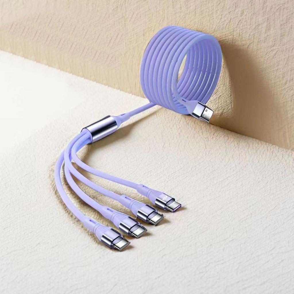 Cablu Splitter USB Tip A Tată la 4 Tip C Tată Cablu USB Multi de Încărcare Conector pentru Telefon Viteză Mare