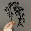 Handmade Black Crystal Branch Headband Female Fashion Elegant Mori Style Super Temperament Headband High-End Hair Clip