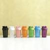 Protein Powder Shaker Bottle with Mixing Ball, Leak-Proof, Suitable for Gym, Workout, Smoothie Blending