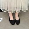 Fashion Bowknot Women Mary Jane Shoes  New Designer Flats Retro Style Ladies Comfort Slip-on Soft Sole Ballerina Shoes