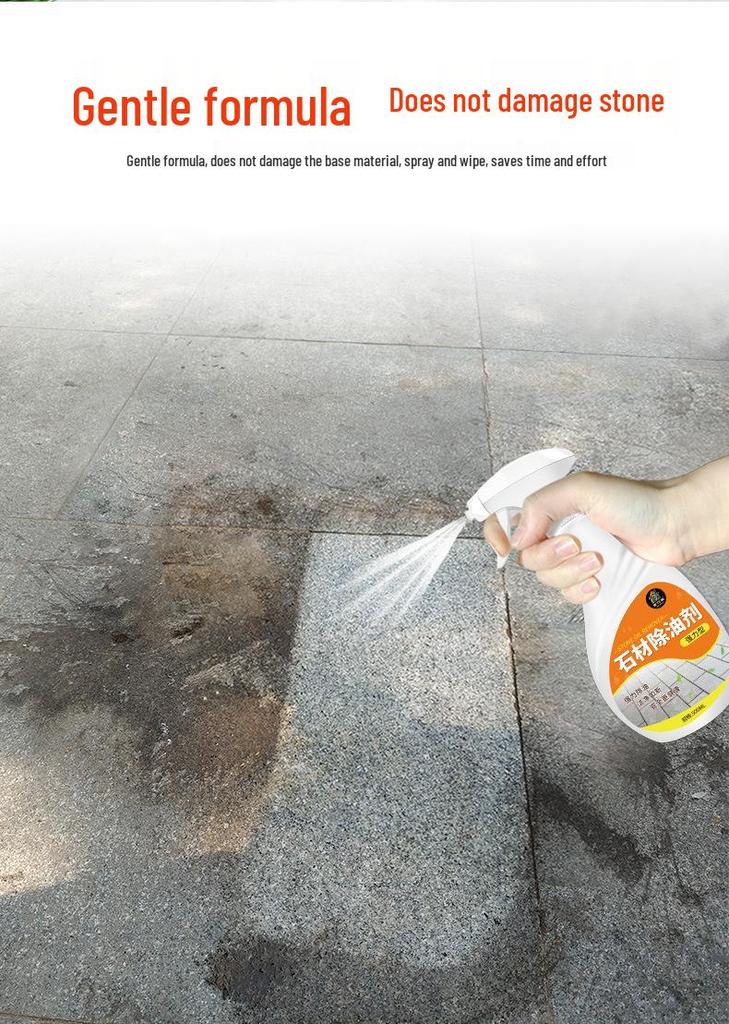 Stone Degreaser: Powerful Marble, Rust, Stain & Yellowing Remover for Kitchens & Restaurants.