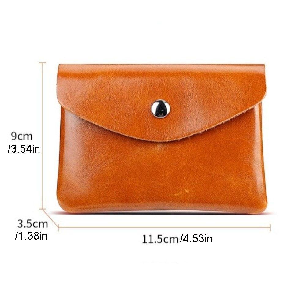 Zipper Short Wallet Hasp Mini Purse Bag Portable Leather Small Coin Pouch  Shopping
