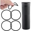 4PCS Replacement Rubber Lid Seals for 16oz & 20oz Contigo Snapseal Byron Travel Mug O Shaped Resealable Lid Gasket Replacement Soft Part Compatible